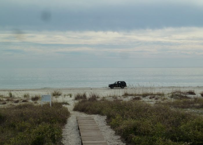 Vehicles Allowed on Beach with Permit