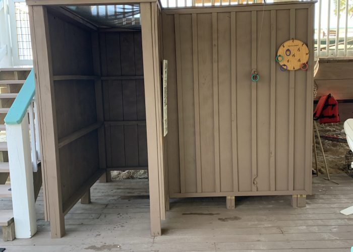 Ground Floor Outdoor Privacy Shower