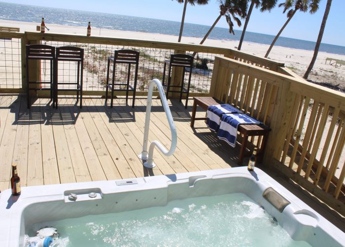Hot Tub on Deck - View of Gulf of Mexico